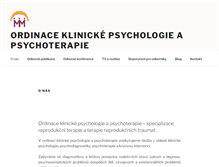 Tablet Screenshot of klinickapsycholozka.cz